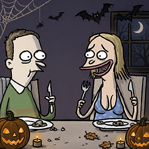 Halloween fællesspisning